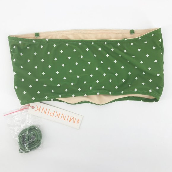 MINKPINK🌺Agave Bandeau Bikini Top👙M - Picture 7 of 11